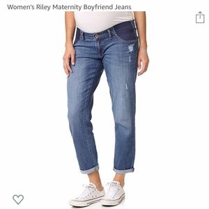 DL1961 Riley Boyfriend Distressed Maternity Jean